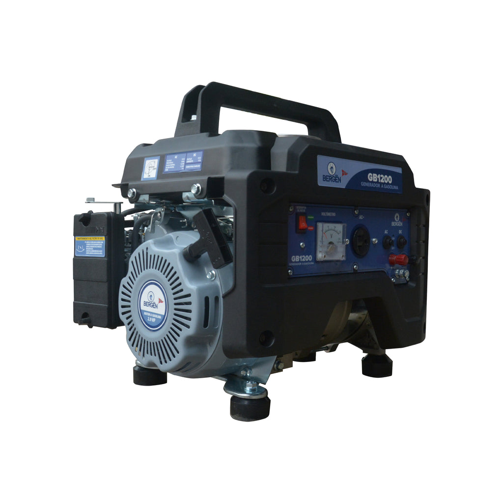 GENERADOR DE LUZ BERGEN 1000W GB1200 C/MOTOR GAS. 2.4HP