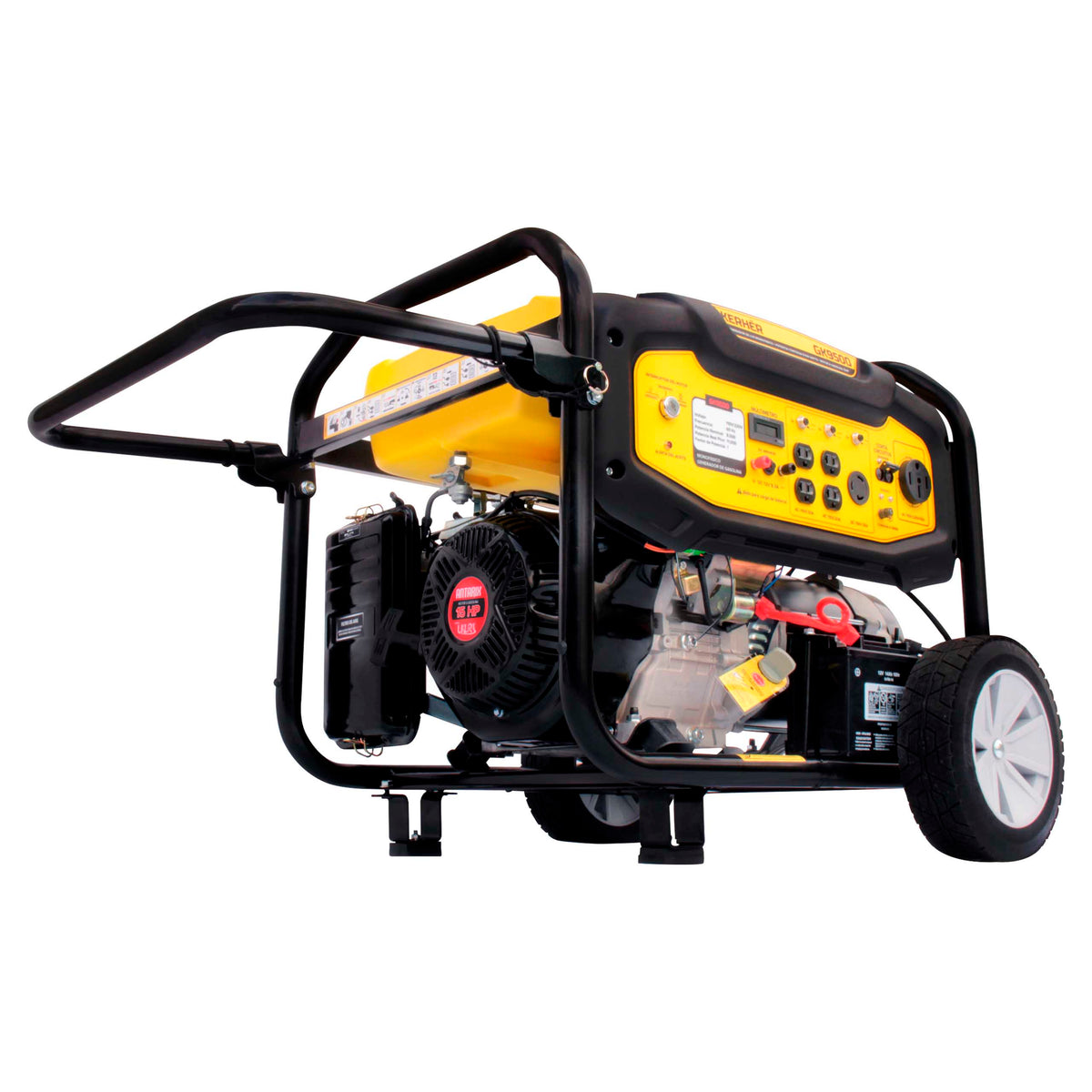GENERADOR A GASOLINA KERHER GK9500 8500W CON MOTOR UKURA 15 HP GK9500