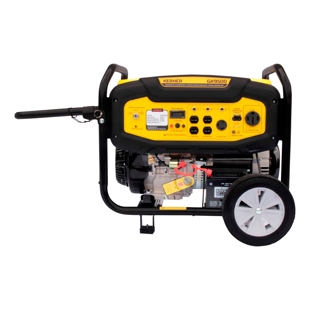 GENERADOR A GASOLINA KERHER GK9500 8500W CON MOTOR UKURA 15 HP GK9500
