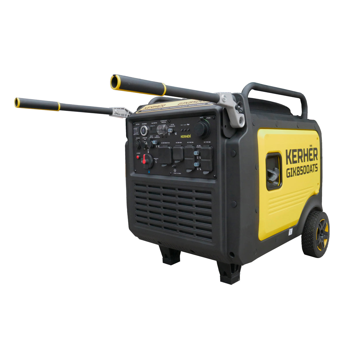 GENERADOR DE LUZ MULTICOMBUSTIBLE KERHER 8500W CON ATS MOTOR UKURA 15 HP GIK8500ATS