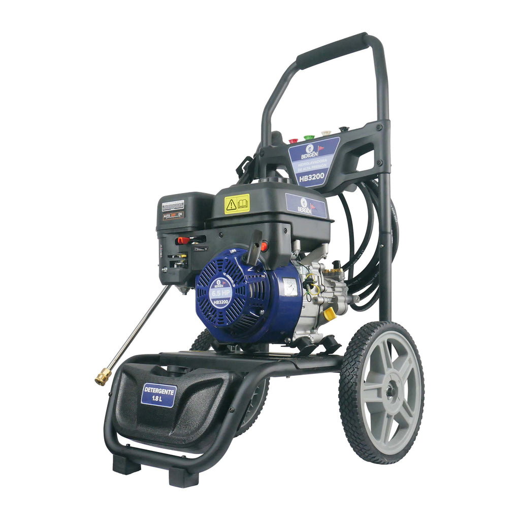 HIDROLAVADORA A GASOLINA BERGËN HB3200 2500 PSI / 6.5 HP