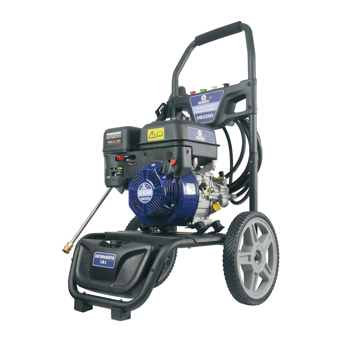 HIDROLAVADORA A GASOLINA BERGËN HB3200 2500 PSI / 6.5 HP