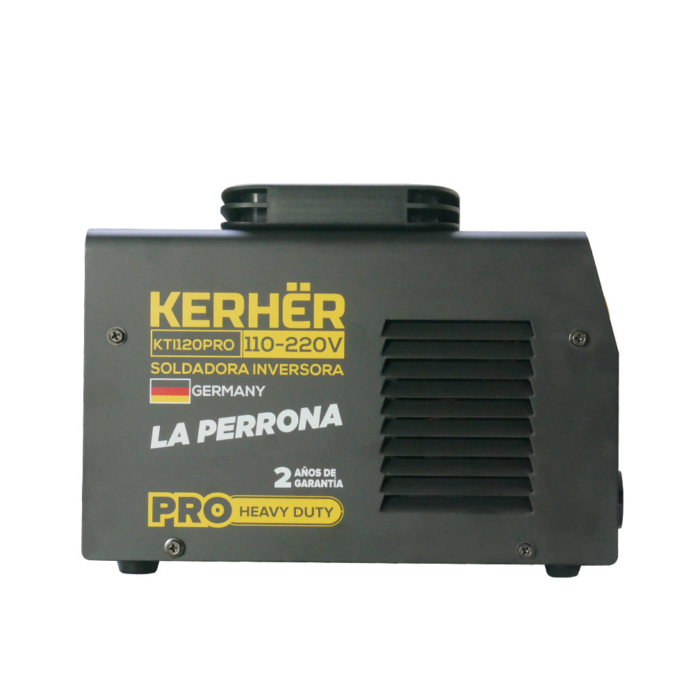 SOLDADORA INVERSOR KERHER TIG/MMA 120 amp  BIVOLTAJE 110/220V KTI120PRO