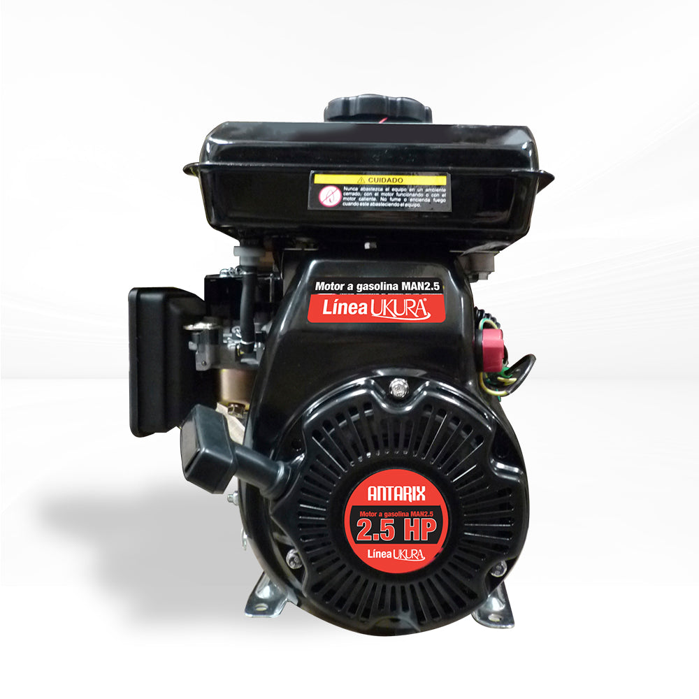 MOTOR A GASOLINA UKURA MAN2.5C 2.5 HP CIGUEÑAL CUÑA