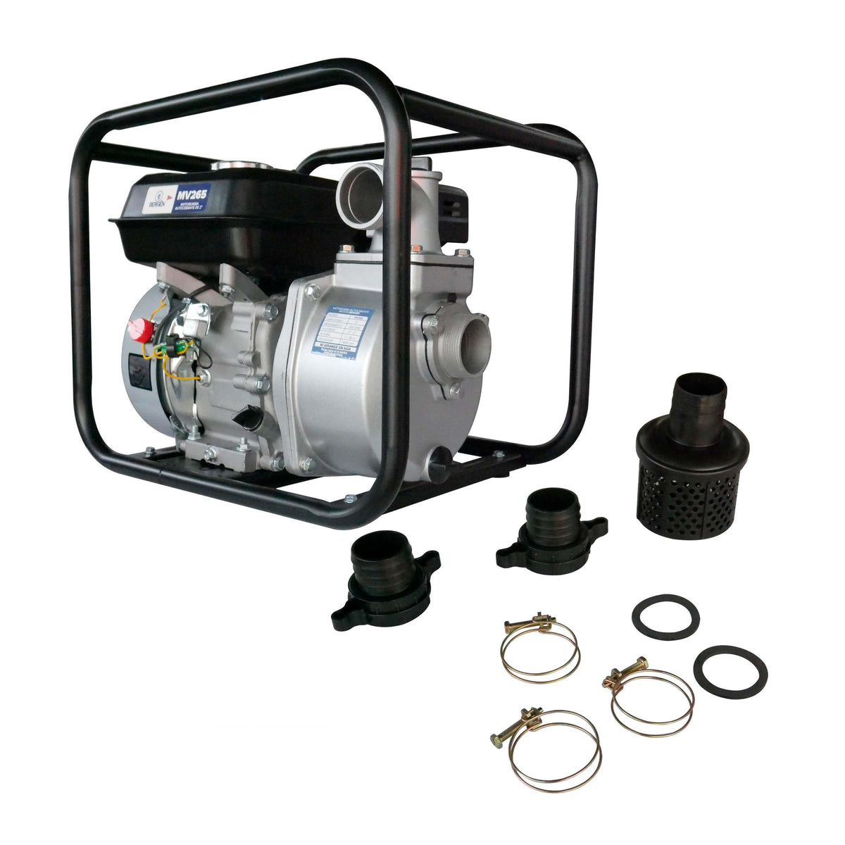 EQUIPO DE RIEGO AGRICOLA AUTOCEBANTE BERGEN MV265RR 2X2 C/MOTOR 7HP