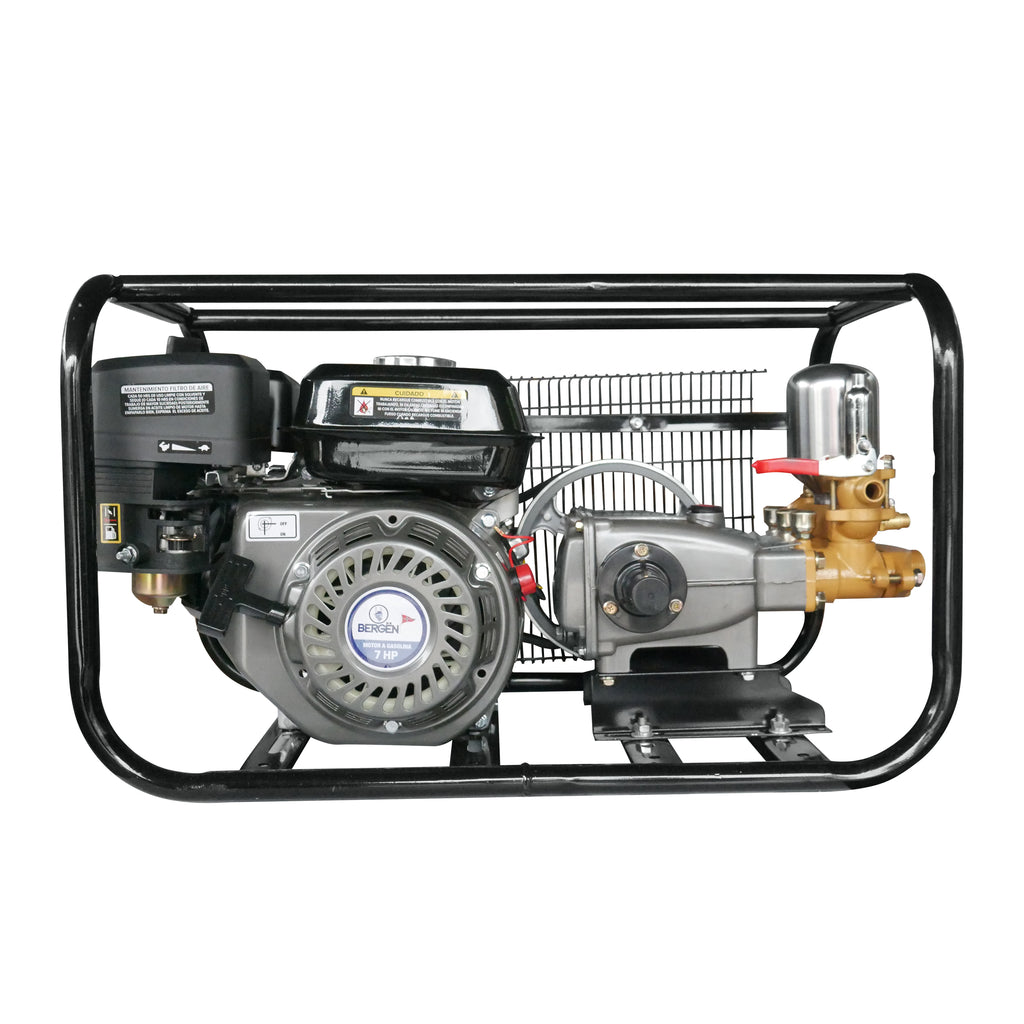 PARIHUELA ASPERSORA DE FERTILIZANTES BERGEN PV30A70 C/MOTOR GASOLINA 5.5HP