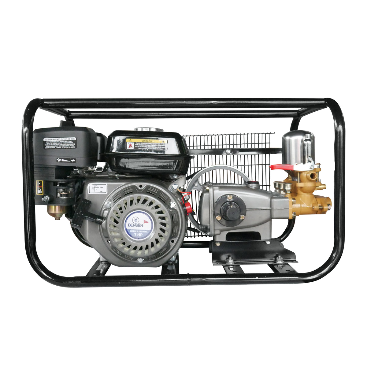 PARIHUELA ASPERSORA DE FERTILIZANTES BERGEN PV30A70 C/MOTOR GASOLINA 5.5HP