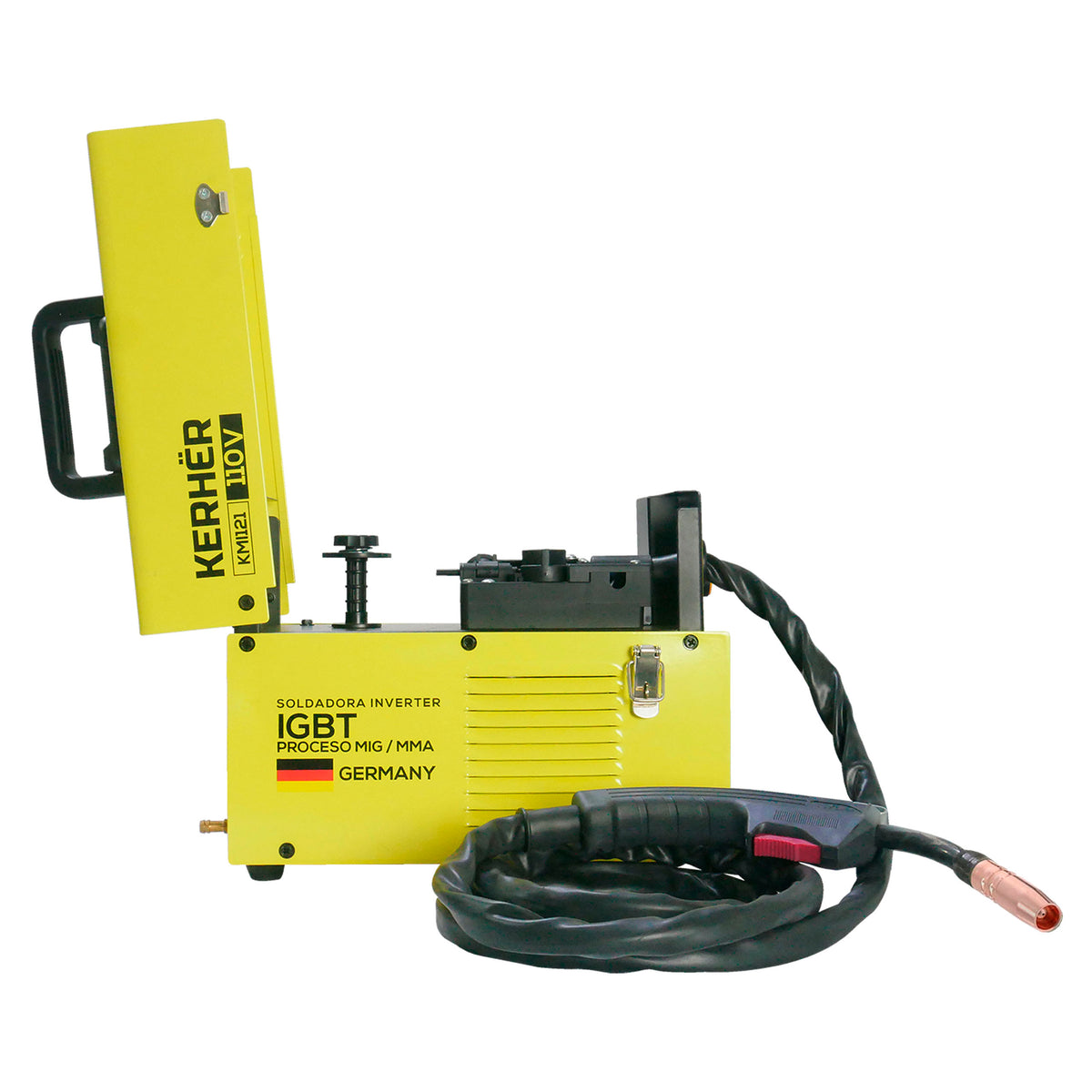SOLDADORA INVERSOR MICROALAMBRE (GAS/NO GAS), MMA KERHER MIG/MMA 120 amp 110v KMI121