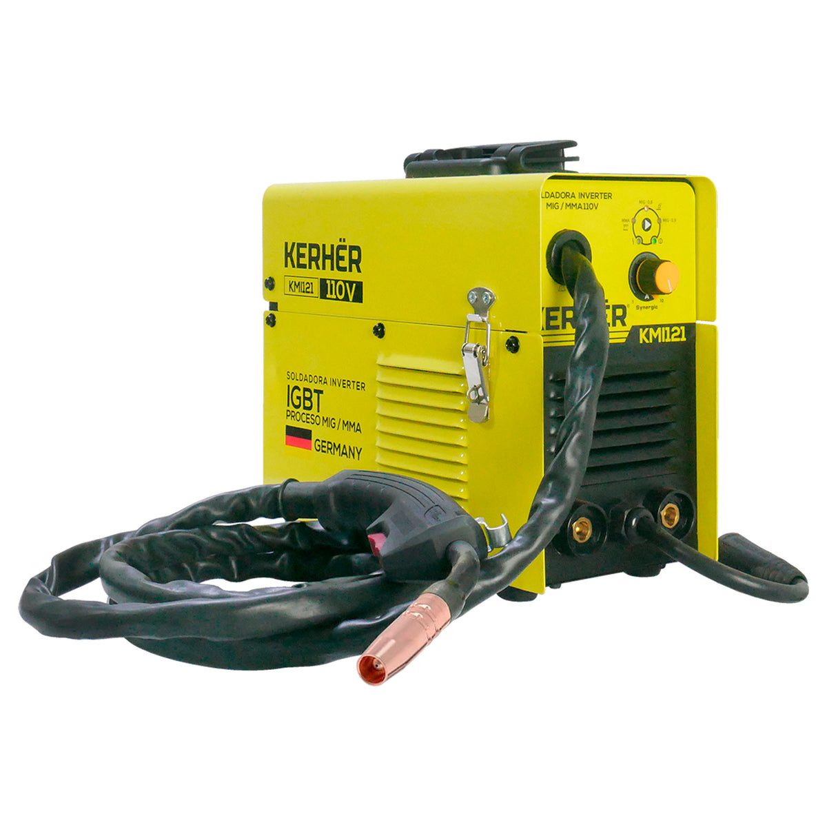 SOLDADORA INVERSOR MICROALAMBRE (GAS/NO GAS), MMA KERHER MIG/MMA 120 amp 110v KMI121