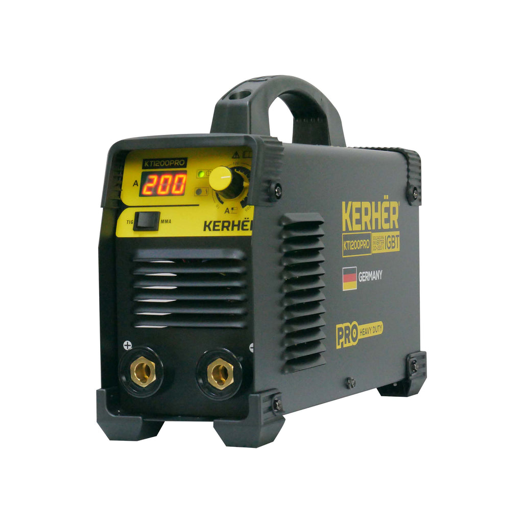 SOLDADORA INVERSOR INDUSTRIAL 200amp KERHER BIVOLTAJE 110/220V KTI200PRO